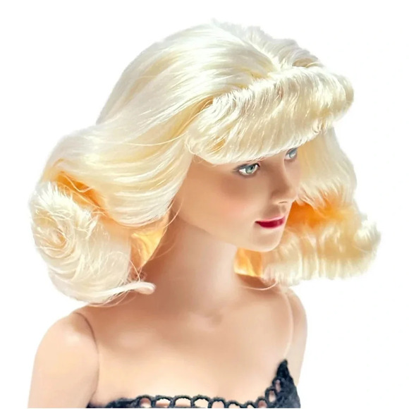 Brenda Starr Fashion Doll Reporter 16 inch Blonde Black Corset Box Effanbee 2004 - Picture 13 of 16